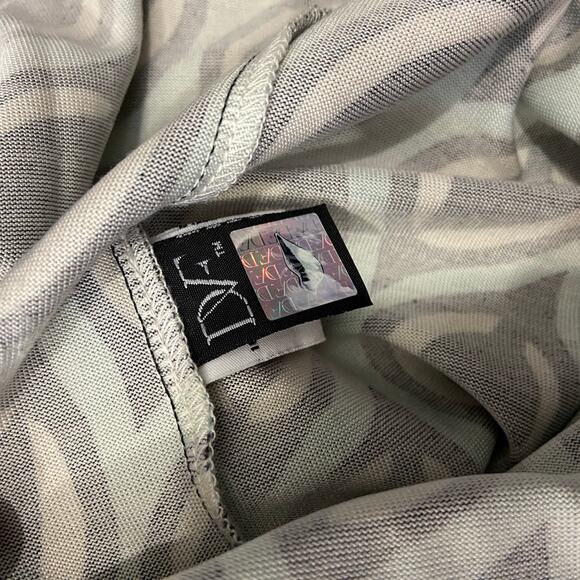 Diane Von Furstenburg 100% Silk Knit Tunic Dress Nana Size 10 - Picture 13 of 16